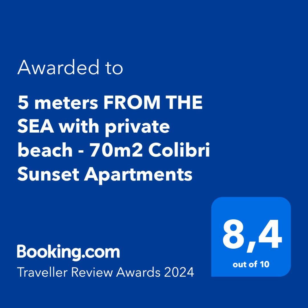 5 Meters From The Sea With Private Beach - 70M2 Colibri Sunset Apartments Sveti Petar  Esterno foto